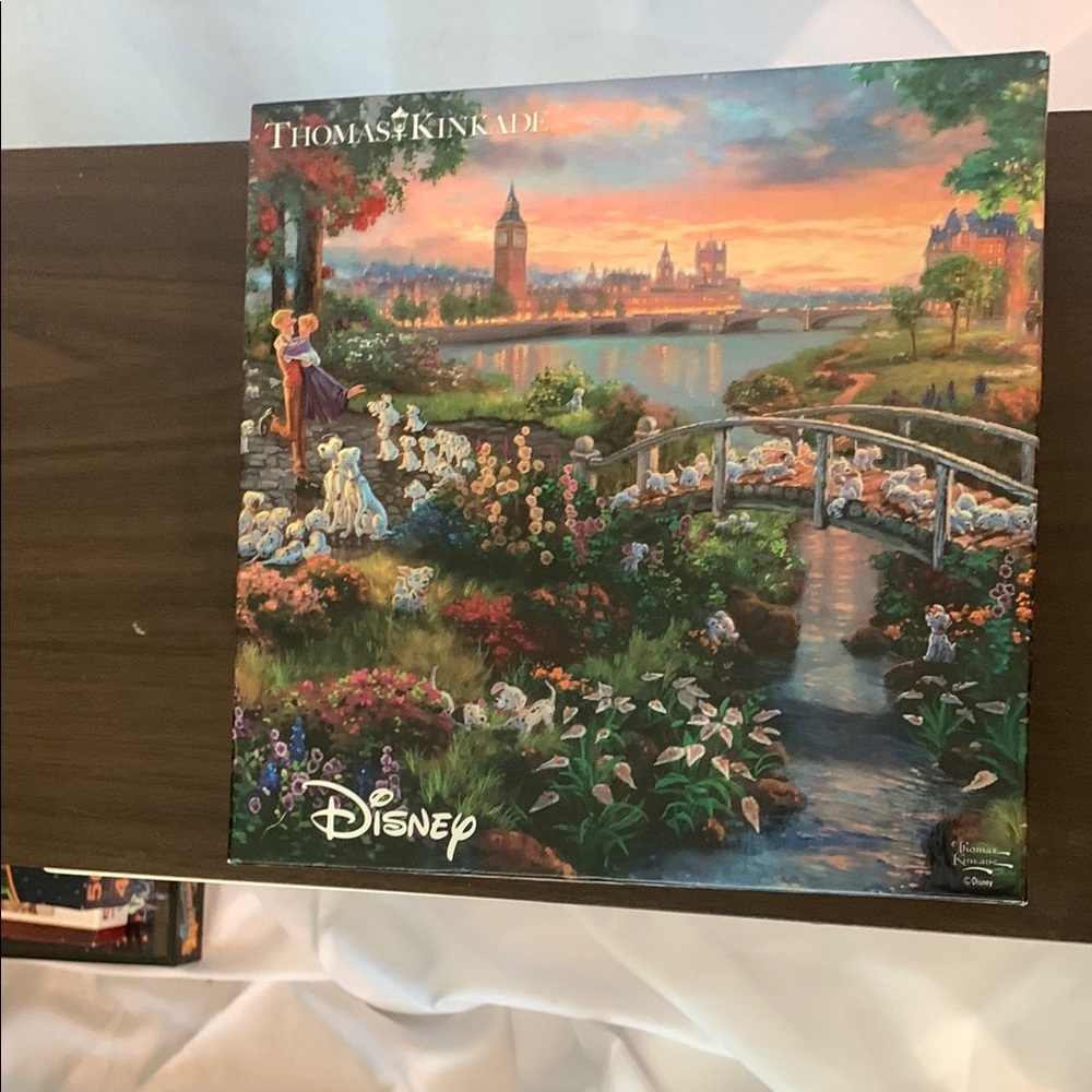 Disney Thomas Kinkade 101 Dalmatians Scene Puzzle 750 pieces